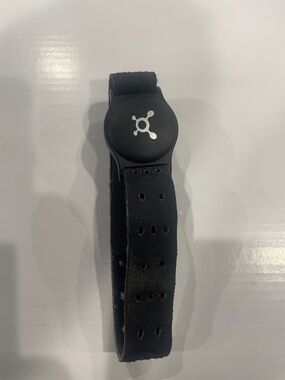 Black Fitness Activity Wristband with Tracker- Orangetheory